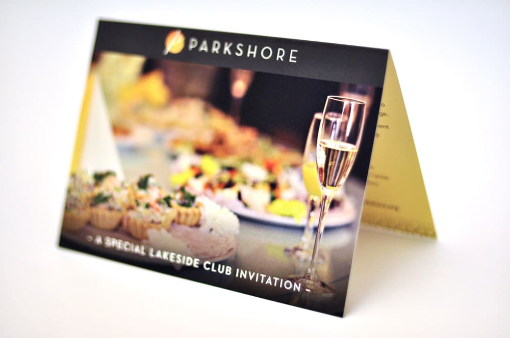 Parkshore invitiation - senior marketing