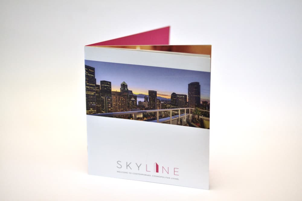 skyline brochure - senior marketing