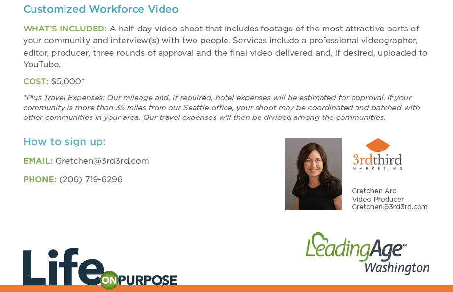 LeadingAge customized workforce video