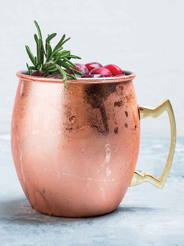 Cranberry Ginger Mule